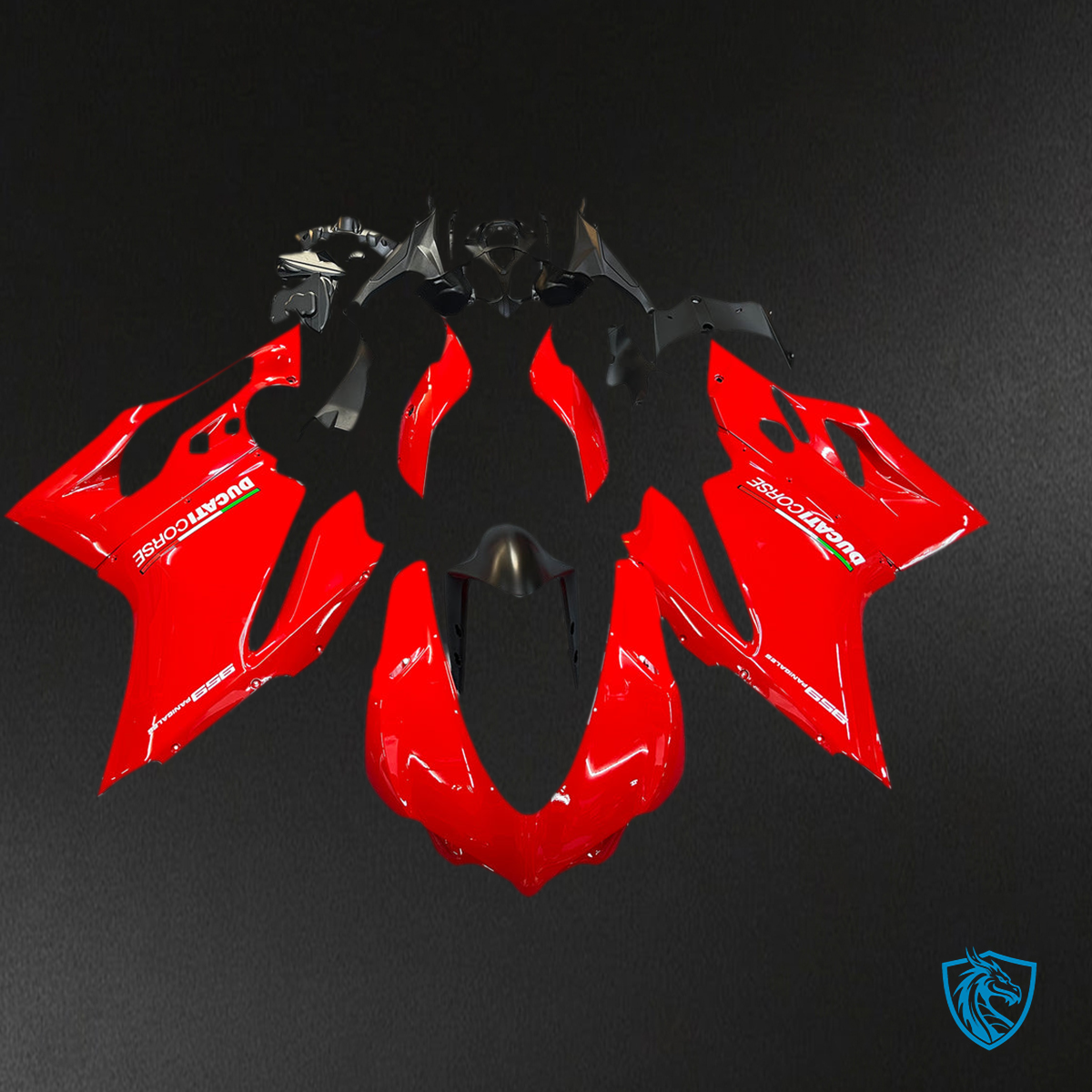 Ducati 1299 959 (2015-2020) Fairing Kit - Glossy Red - ABS Bodywork