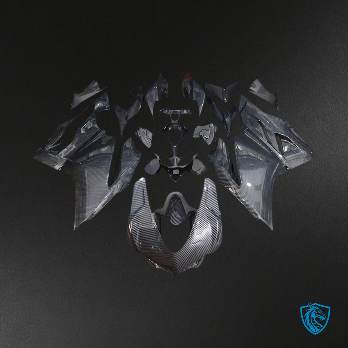 Ducati 1299 (2015-2020) Fairing Kit - Gloss Carbon Fiber Style - ABS Bodywork