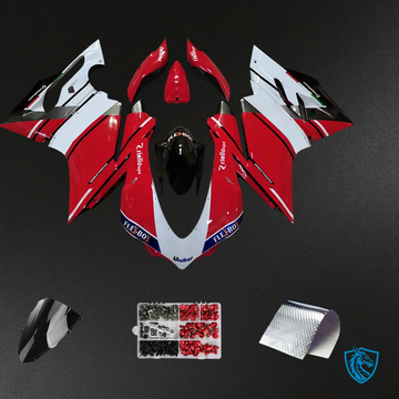Ducati 1299 959 (2015-2020) Red, Black & White - Fairing Kit