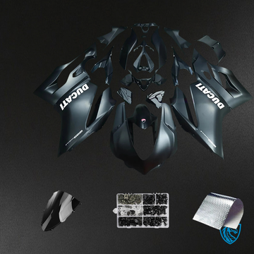 Ducati 1299 959 (2015-2020) Matte Black and White - Fairing Kit