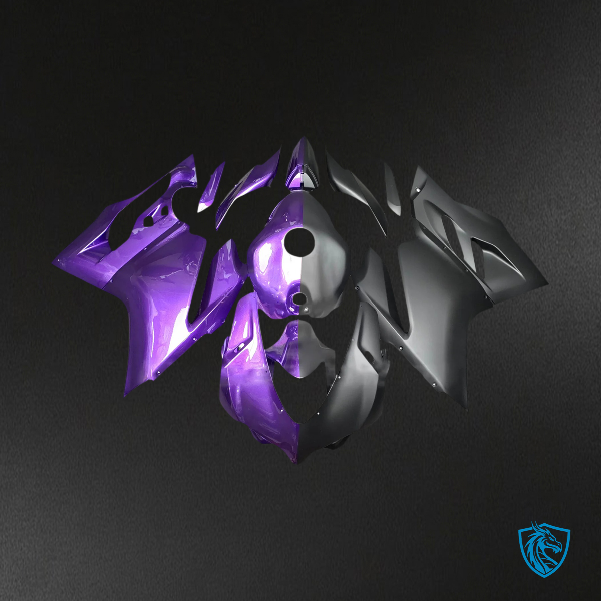 Ducati 1299 959 (2015-2020) Purple & Black - Fairing Kit