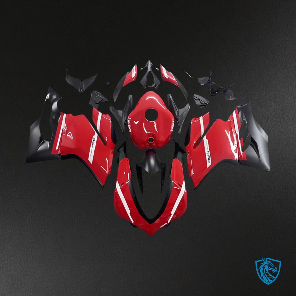 Ducati 1299 959 (2015-2020) Red & Black - Fairing Kit