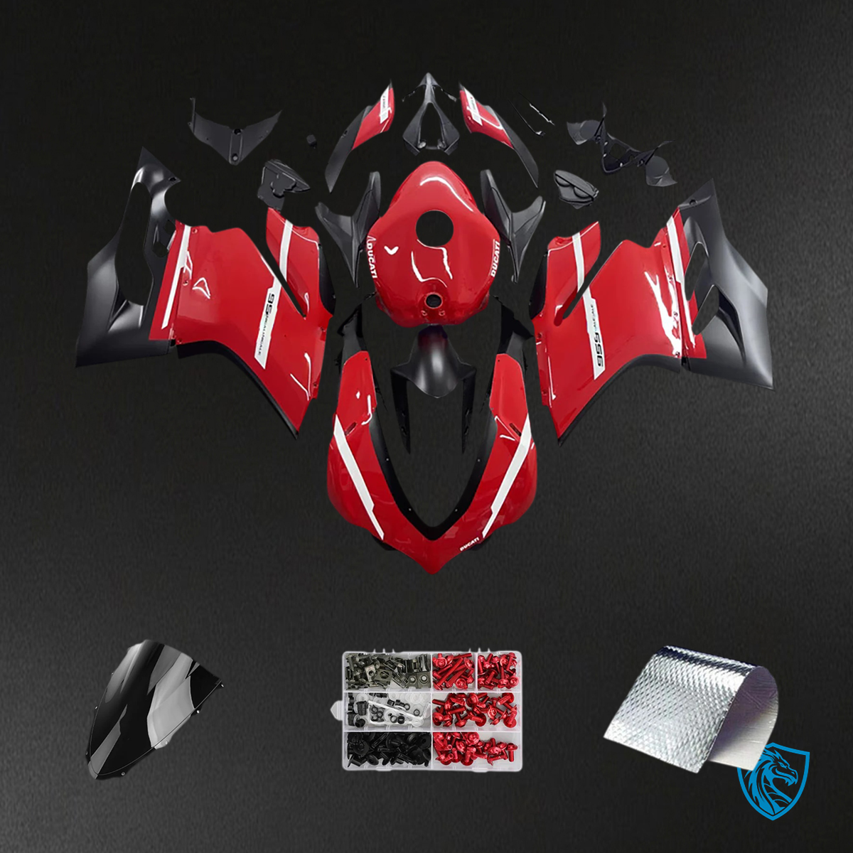 Ducati 1299 959 (2015-2020) Red & Black - Fairing Kit