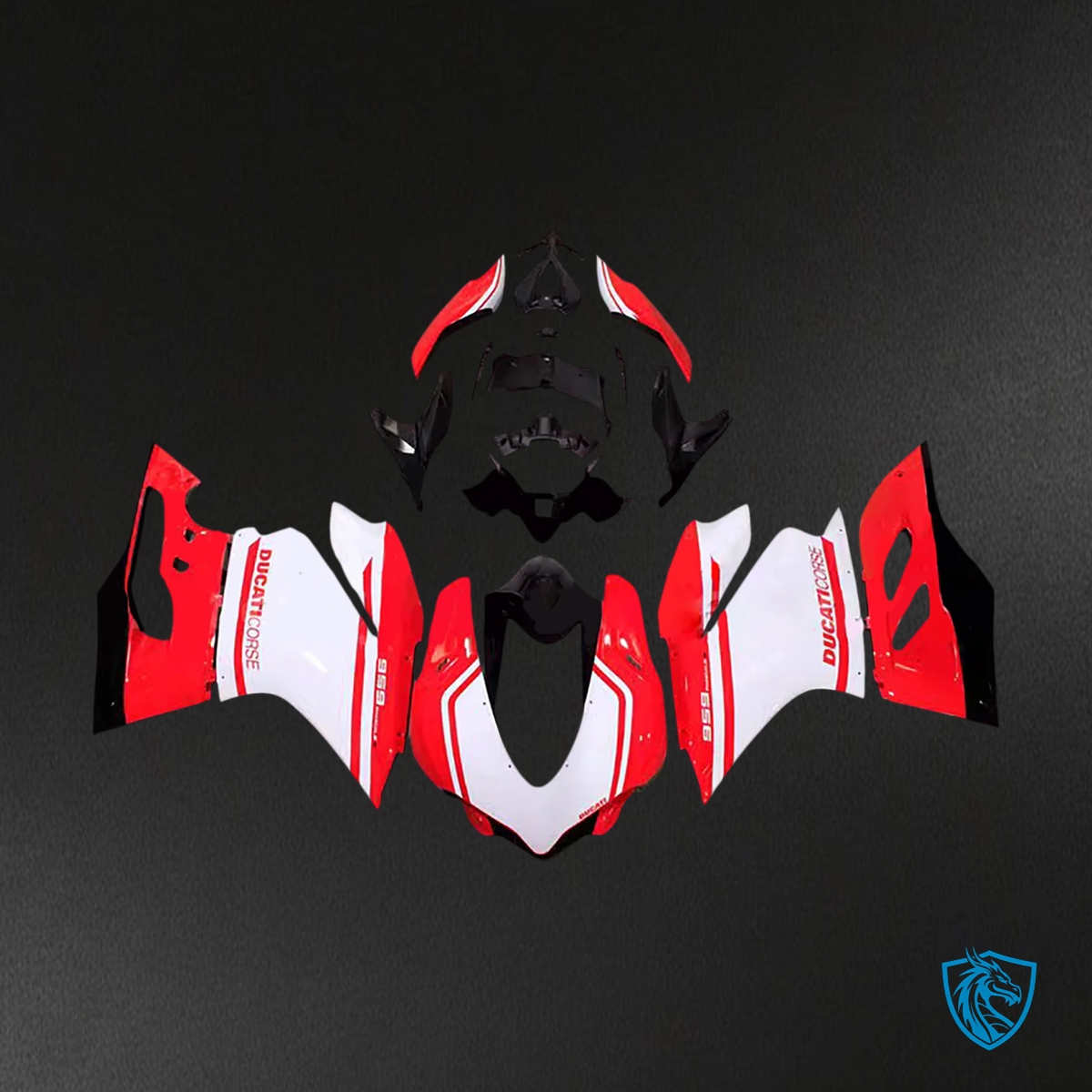 Ducati 1299 959 (2015-2020) Red, White & Black - Fairing Kit