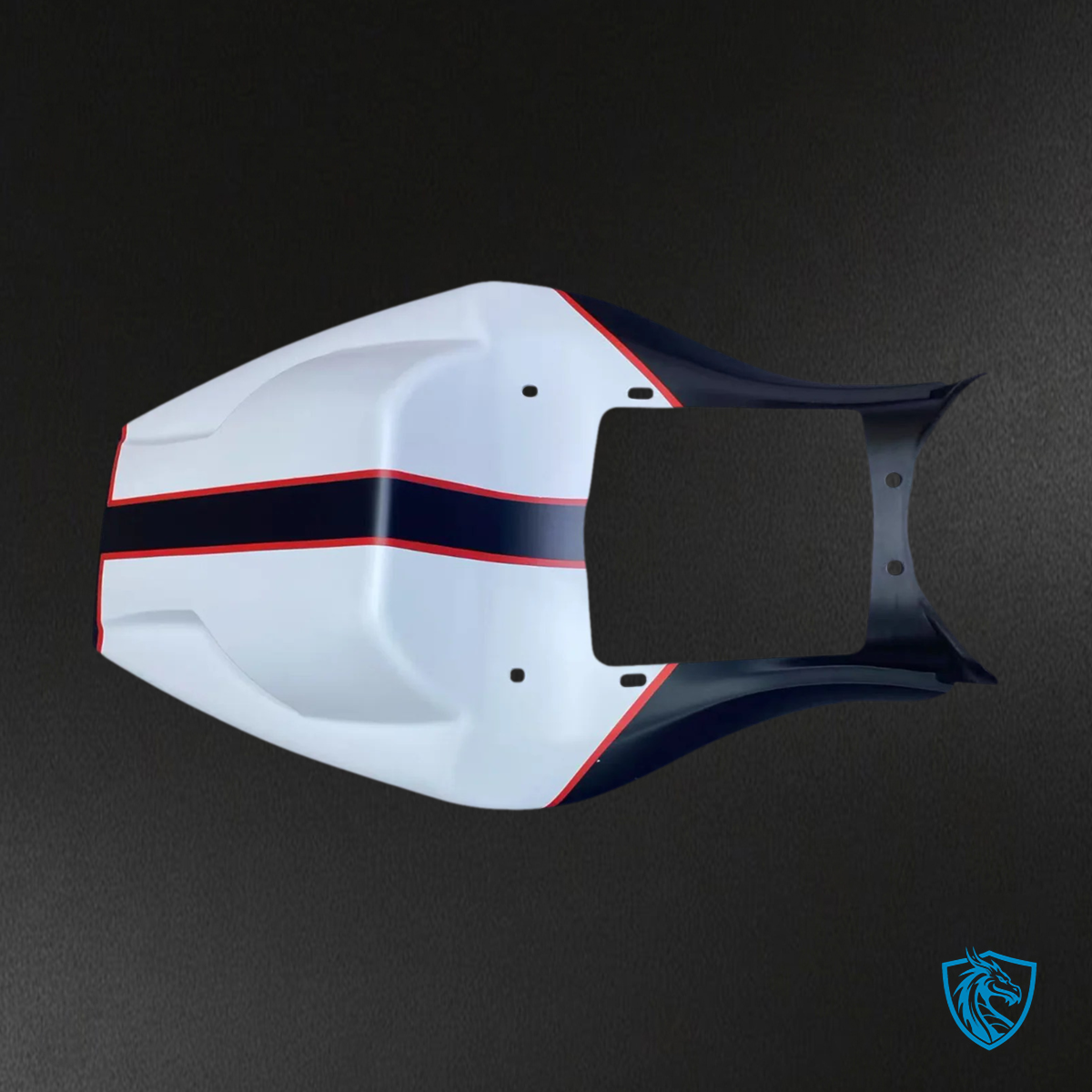 Ducati 996 748 (1996-2002) - Fairing Kit - Black & White - ABS Bodywork