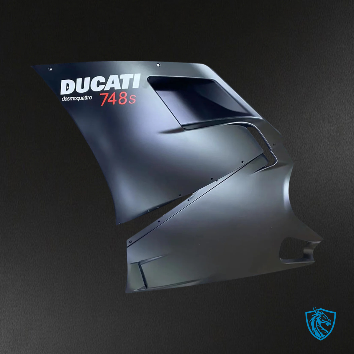 Ducati 996 748 (1996-2002) - Fairing Kit - Black & White - ABS Bodywork