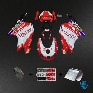 Ducati 999 749 (2005-2006) - Fairing Kit - Red Mix White - ABS Bodywork