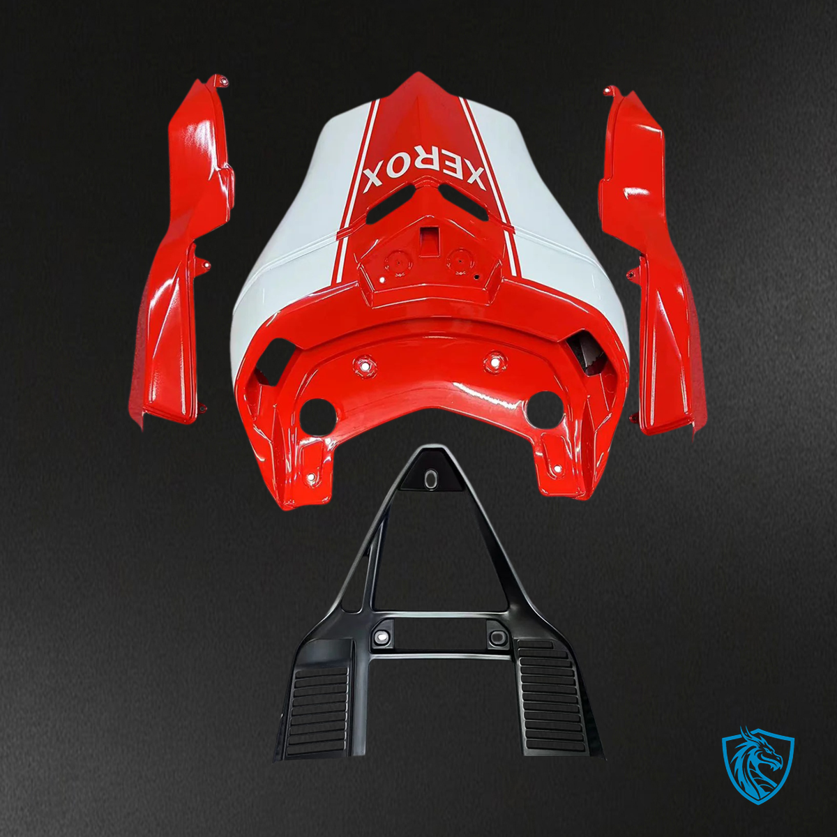 Ducati 999 749 (2005-2006) - Fairing Kit - Red Mix White - ABS Bodywork