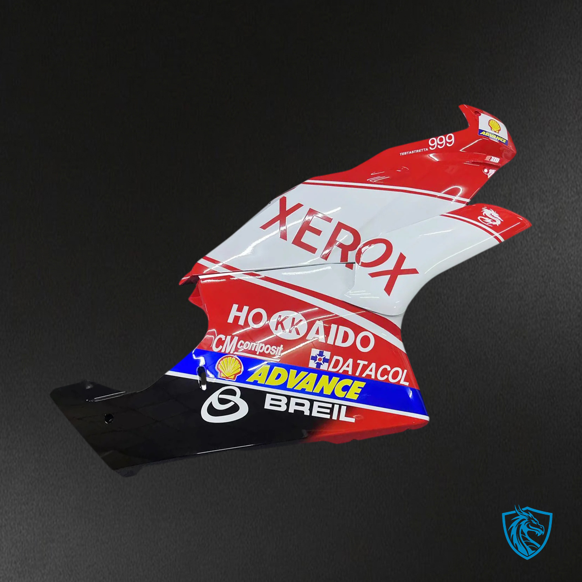 Ducati 999 749 (2005-2006) - Fairing Kit - Red Mix White - ABS Bodywork