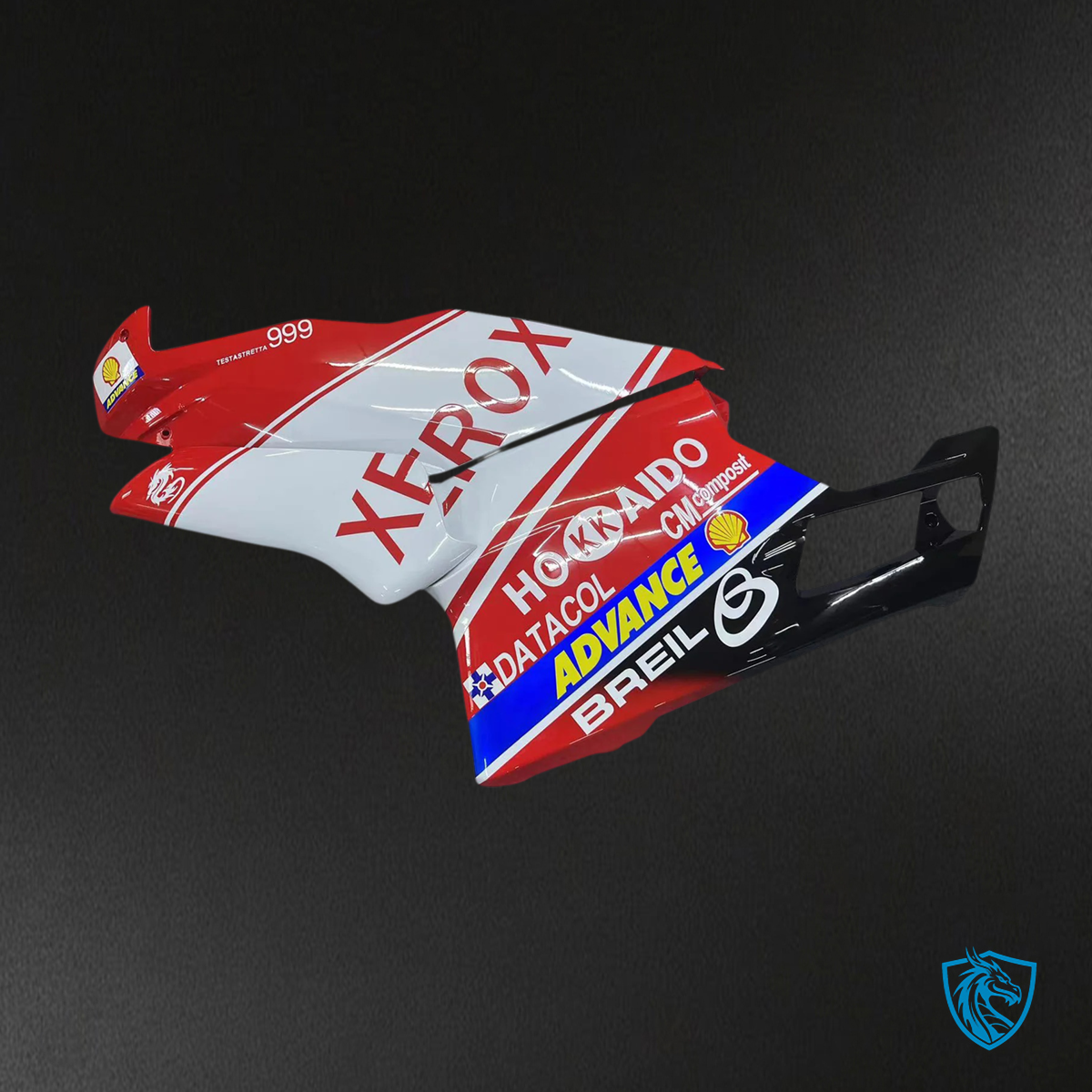 Ducati 999 749 (2005-2006) - Fairing Kit - Red Mix White - ABS Bodywork