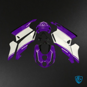 White, Purple & Black