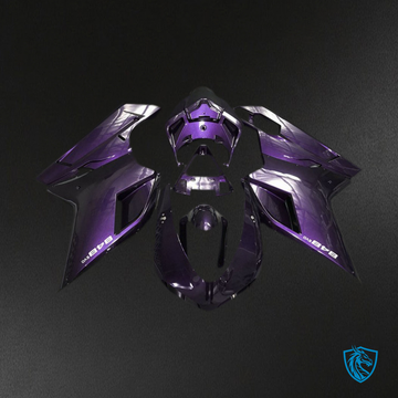 Ducati 848 1098 1198 (2007-2014) Dark Purple Motorcycle - Custom ABS Fairing Kit