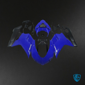 Ducati 848 1098 1198 (2007-2014) Glossy Blue & Black - MERGEment Motorcycle Fairings Kit