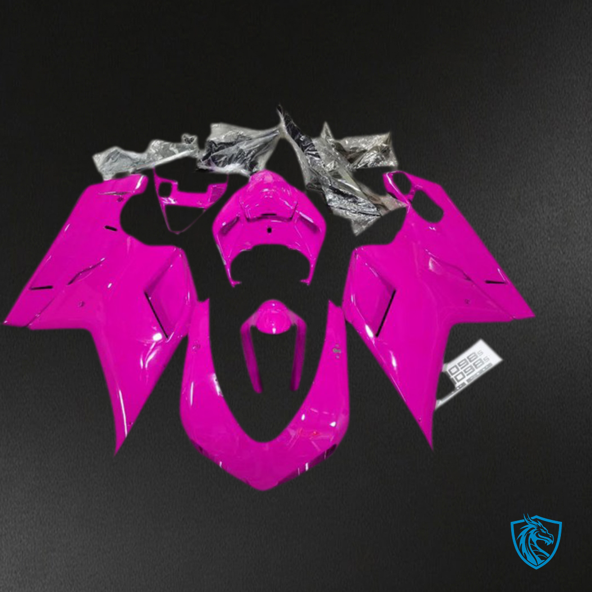 Ducati 848 1098 1198 (2007-2014) Plain Gloss Pink - MERGEment Motorcycle Fairings Kit
