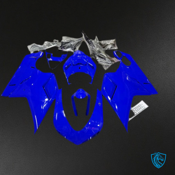 Ducati 848 1098 1198 (2007-2014) Plain Glossy Blue Motorcycle Fairings Kit | ABS Bodywork