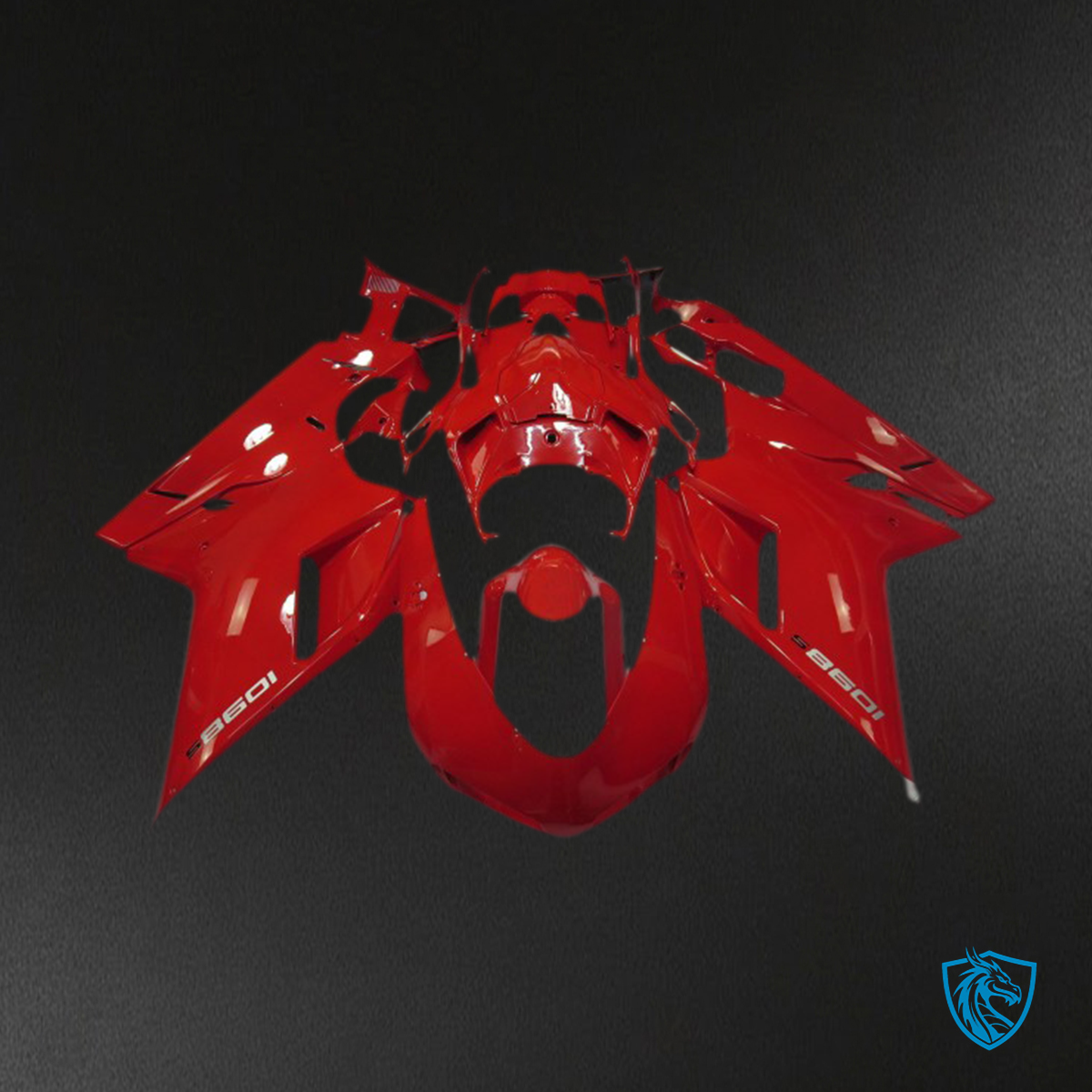 Ducati 848 1098 1198 (2007-2014) Red - MERGEment Motorcycle Fairings Kit