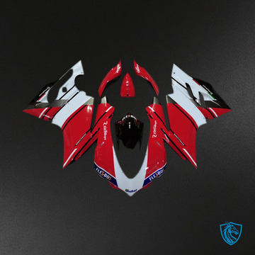 Ducati 959 1299 (2015-2017) Red & White OEM Style - MERGEment Motorcycle Fairings Kit