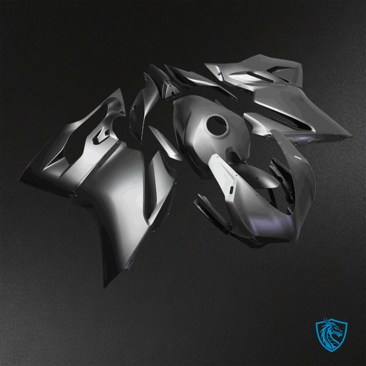Ducati 959 (2016-2019) Matte Black - Custom ABS Fairing Kit