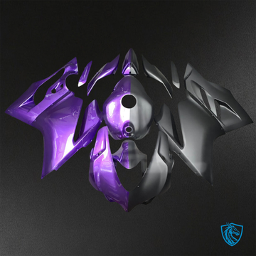 Ducati 959 (2016-2019) Gloss Purple & Matte Black - Replacement Motorcycle Fairings Kit