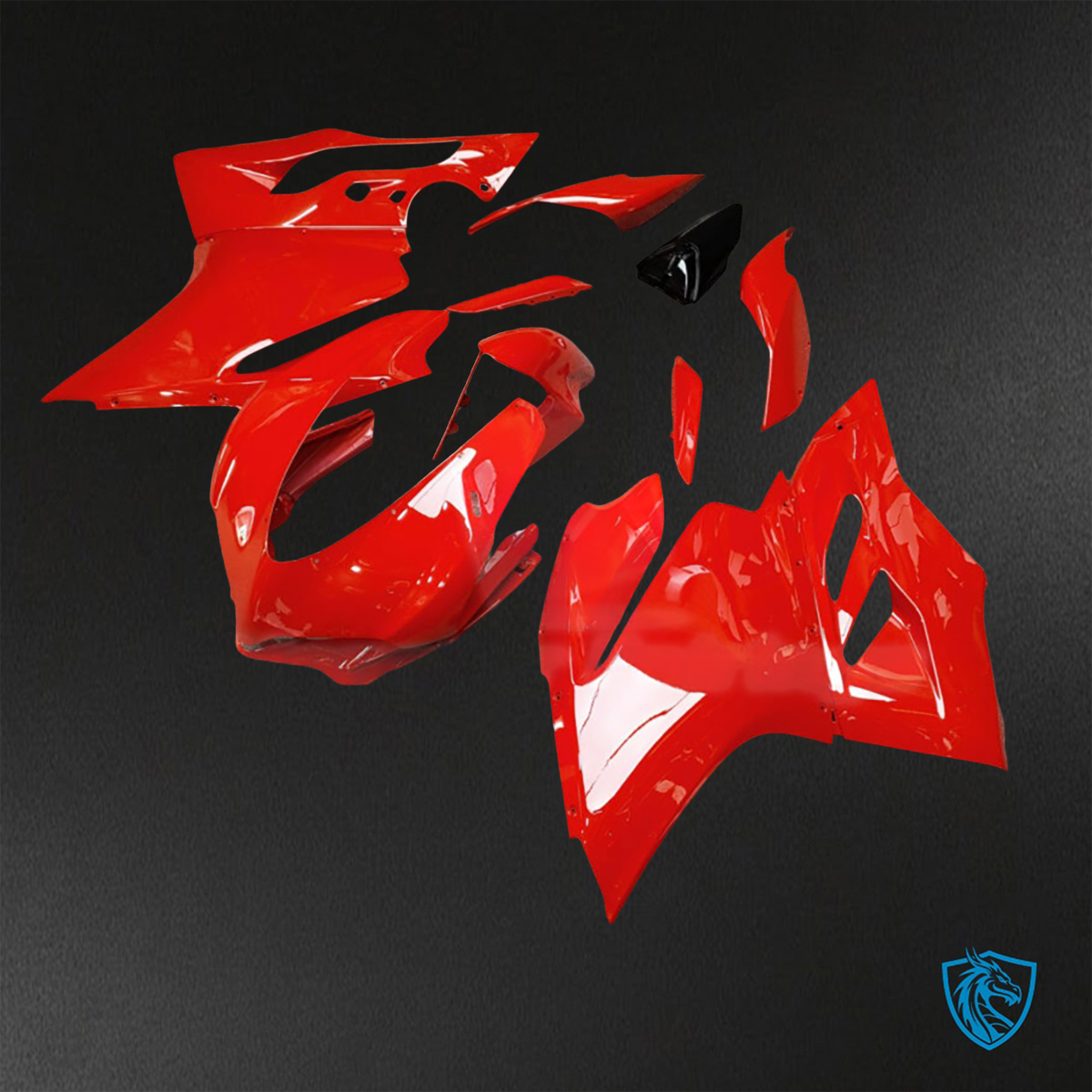 Ducati 959 (2016-2019) Gloss Red - Replacement Motorcycle Fairings Kit