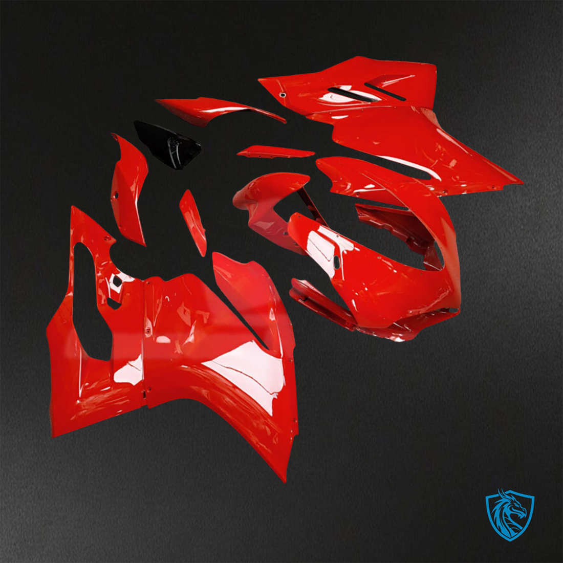 Ducati 959 (2016-2019) Gloss Red - Replacement Motorcycle Fairings Kit