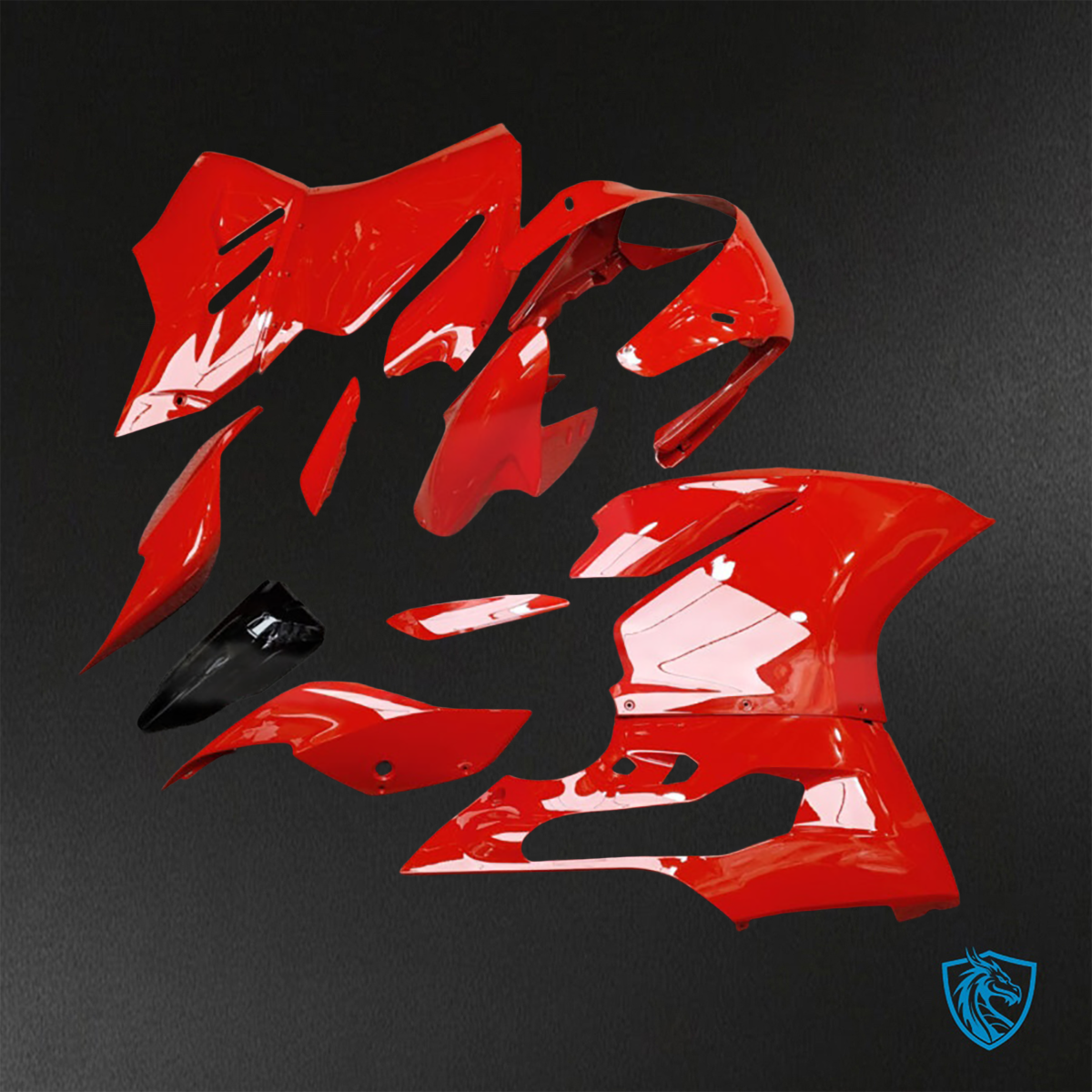 Ducati 959 (2016-2019) Gloss Red - Replacement Motorcycle Fairings Kit
