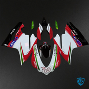 Gloss White, Red, Black & Green