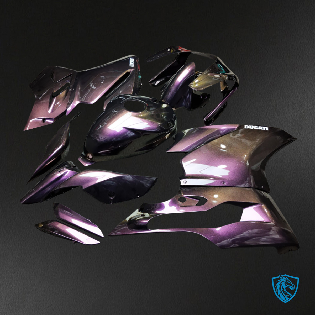 Ducati 959 (2016-2019) Chameleon Purple - Custom ABS Fairing Kit