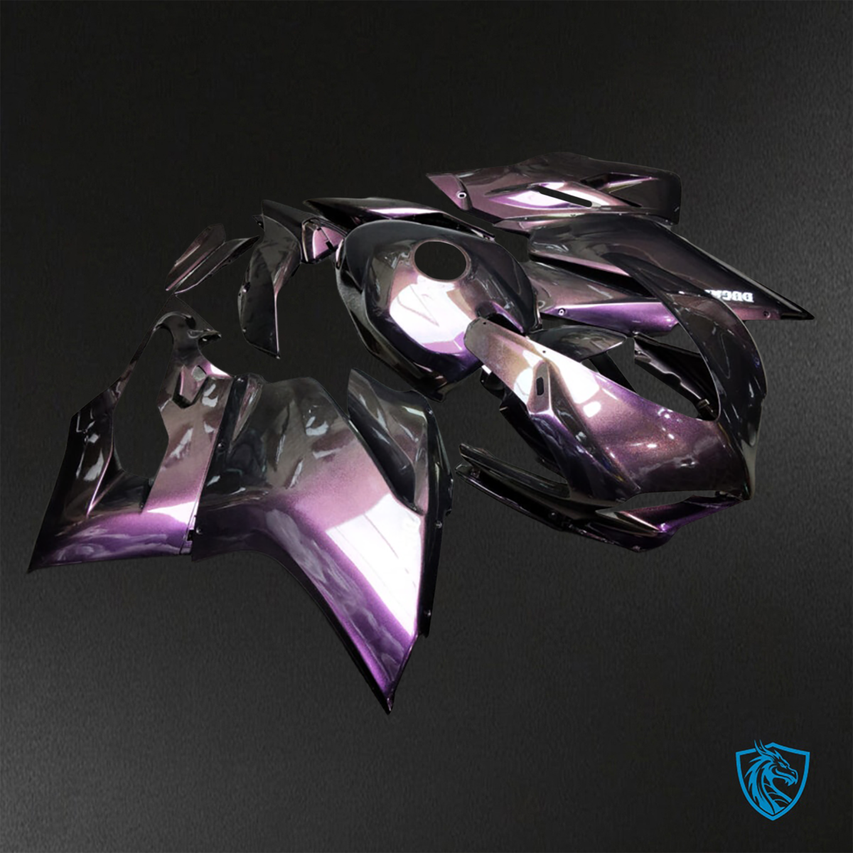 Ducati 959 (2016-2019) Chameleon Purple - Custom ABS Fairing Kit
