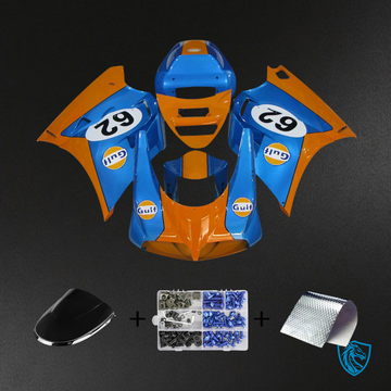 Ducati 996 748 (1996-2002) - Fairing Kit - Blue and Orange - ABS Bodywork