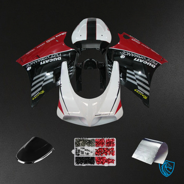 Ducati 996 748 (1996-2002) - Fairing Kit - Red and Black Style 7 - ABS Bodywork