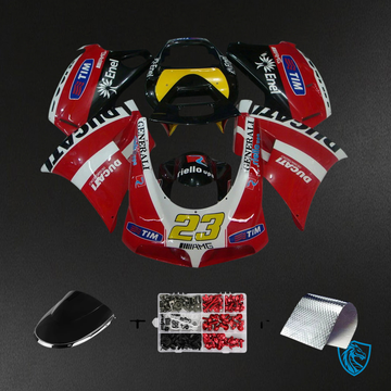 Ducati 996 748 (1996-2002) - Fairing Kit - Red and Black Style 6 - ABS Bodywork
