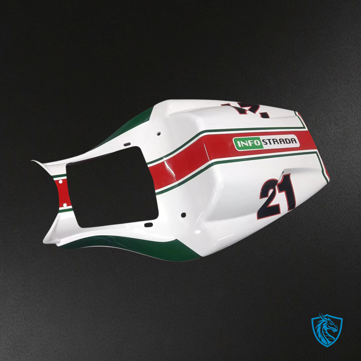 Ducati 996 748 (1996-2002) - Fairing Kit - Red with Logos - ABS Bodywork