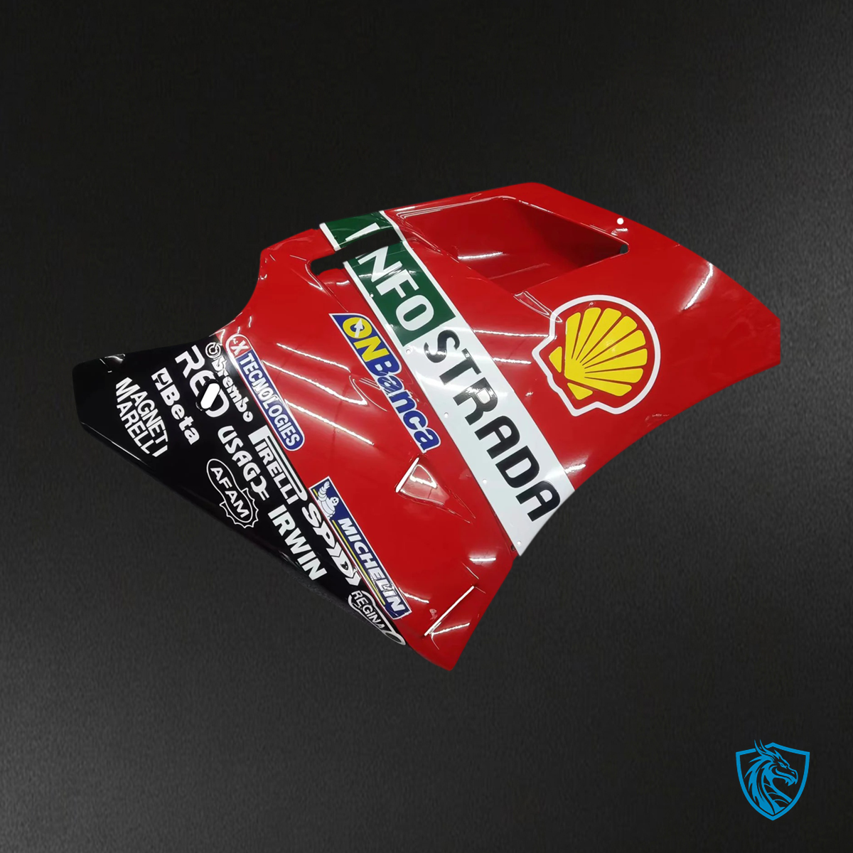 Ducati 996 748 (1996-2002) - Fairing Kit - Red with Logos - ABS Bodywork