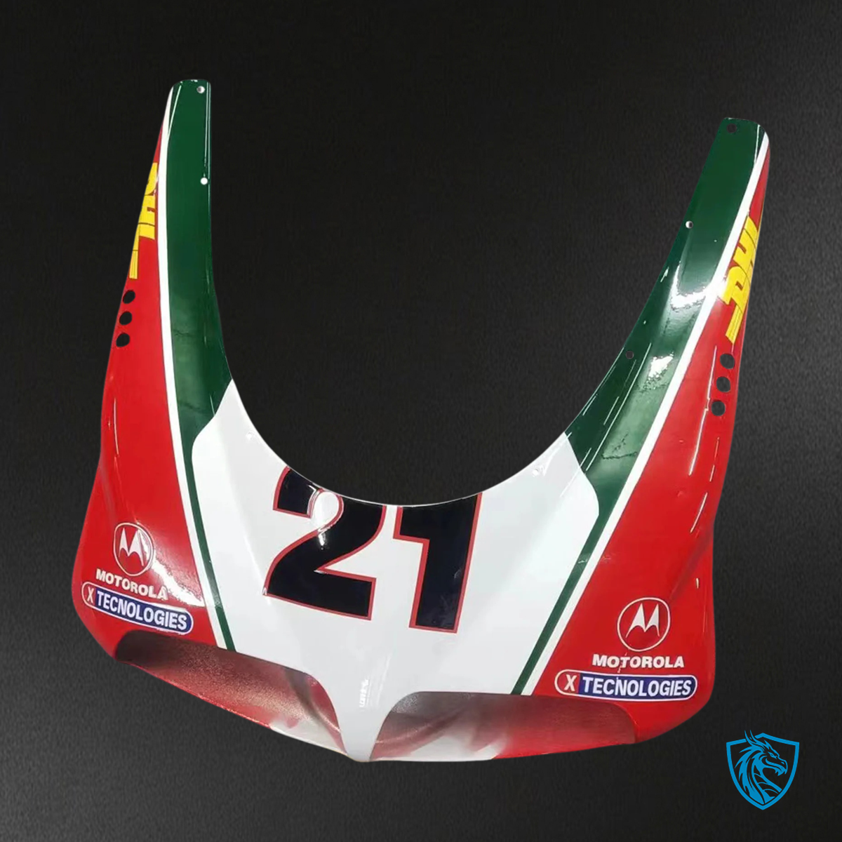 Ducati 996 748 (1996-2002) - Fairing Kit - Red with Logos - ABS Bodywork