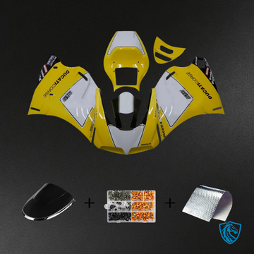Ducati 996 748 (1996–2002) - Fairing Kit - Yellow and White - ABS Bodywork