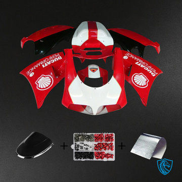 Ducati 996 748 (1996–2002) - Fairing Kit - Red & Black Style 2 - ABS Bodywork