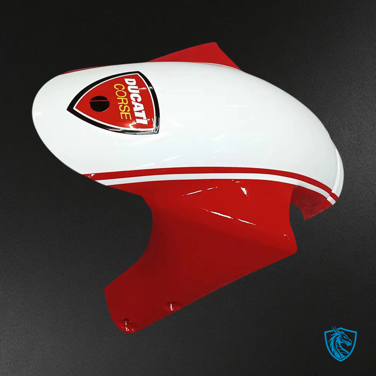 Ducati 996 748 (1996–2002) Fairing Set - Red and White Style 1 - ABS Bodywork