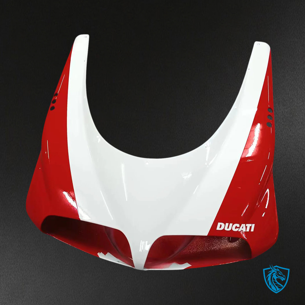 Ducati 996 748 (1996–2002) Fairing Set - Red and White Style 1 - ABS Bodywork