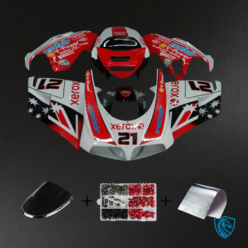 Ducati 996 748 (1996–2002) - Fairing Kit - Red and White Style 3 - ABS Bodywork
