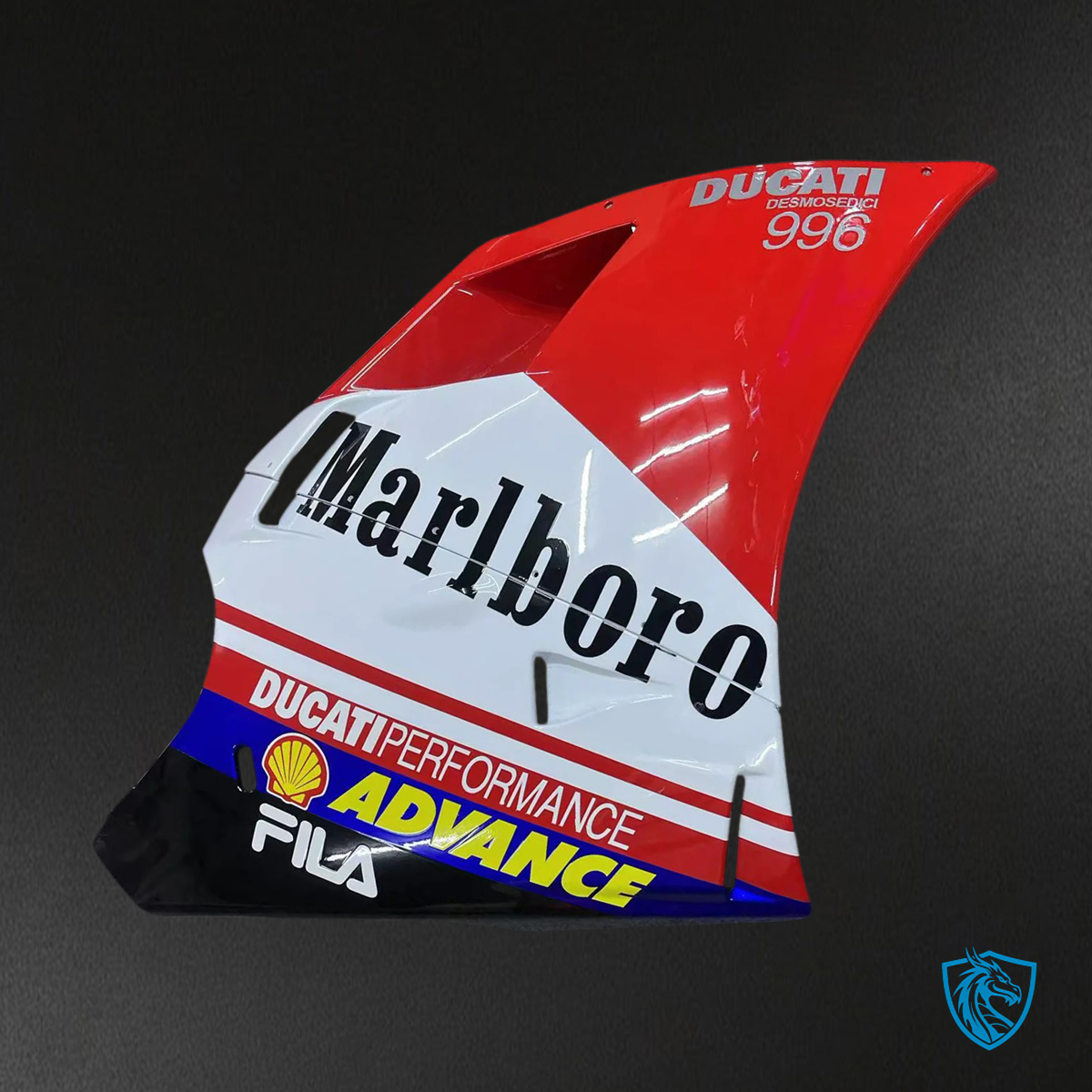 Ducati 996 748 (1996–2002) - Fairing Kit - Red and White Style 4 - ABS Bodywork