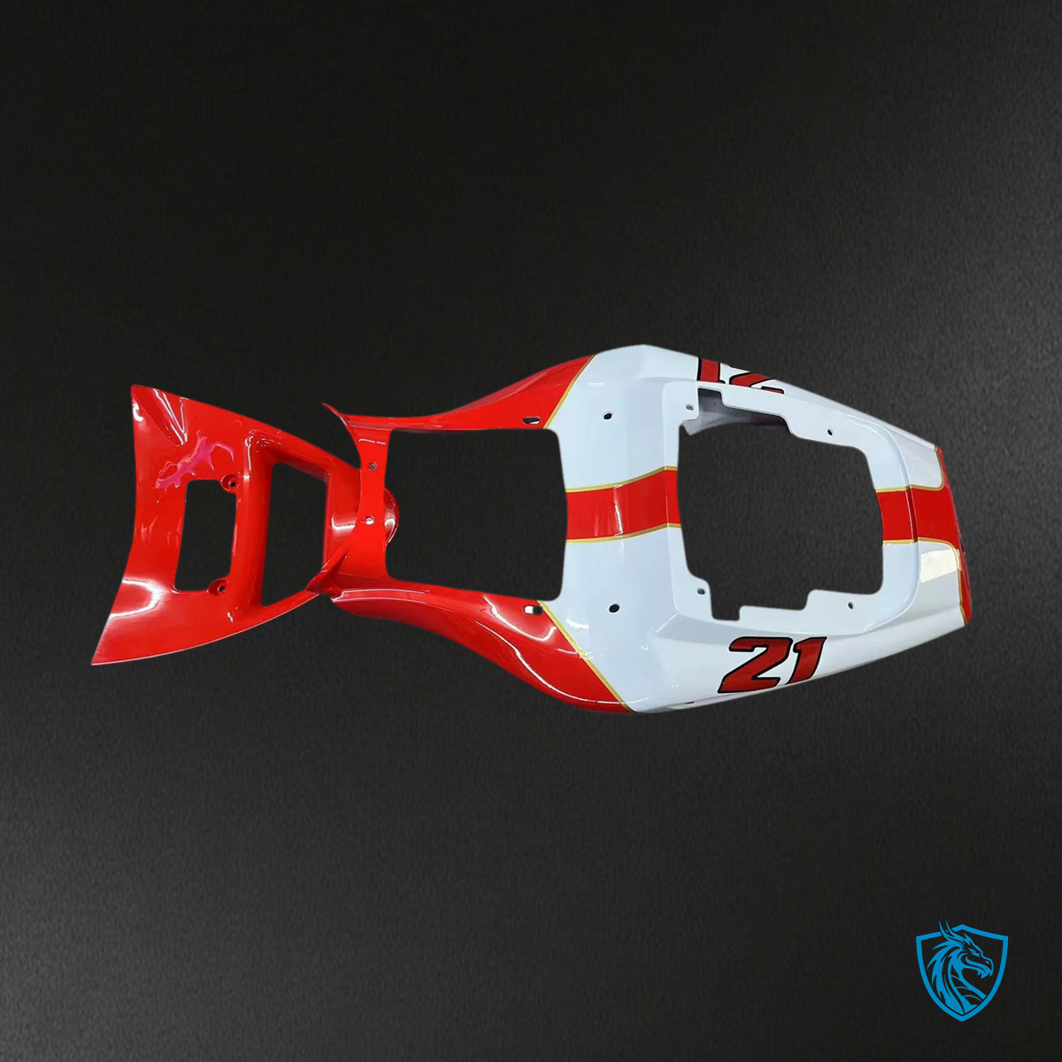 Ducati 996 748 (1996–2002) - Fairing Kit - Red and White Style 4 - ABS Bodywork