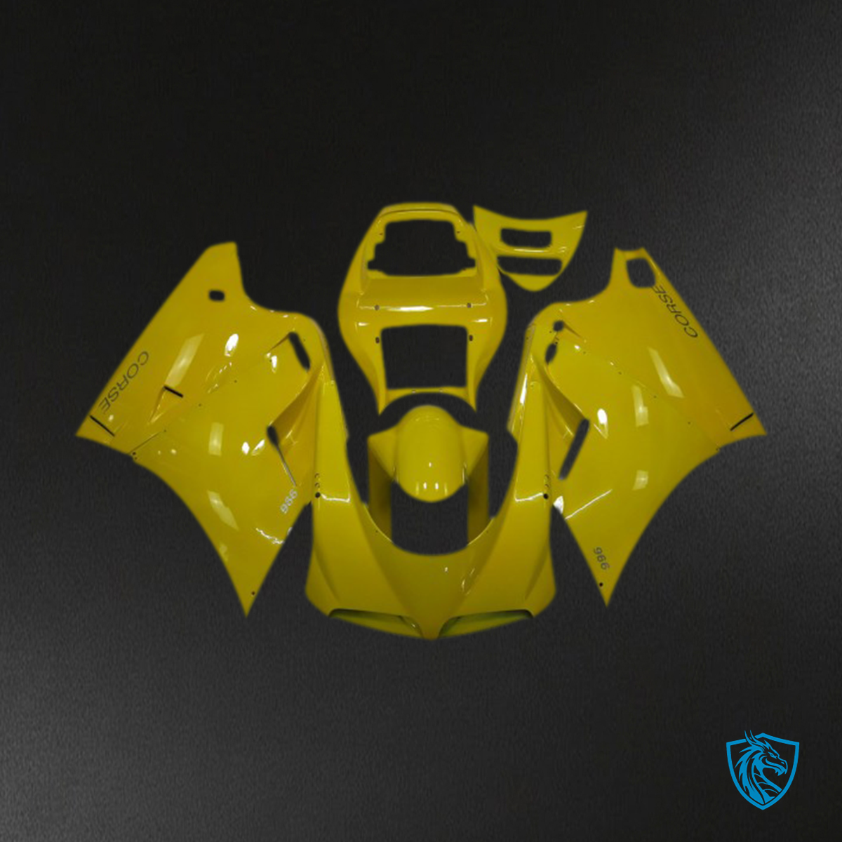 Ducati 996 748 916 998 (1993-2005) Bright Yellow - MERGEment Motorcycle Fairings Kit