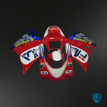 Ducati 996 748 916 998 (1993-2005) Red & White Fila Motorcycle - Custom ABS Fairing Kit
