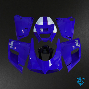 Ducati 996 748 916 998 (1993-2005) Glossy Blue Motorcycle Fairings Kit - Aftermarket ABS Bodywork