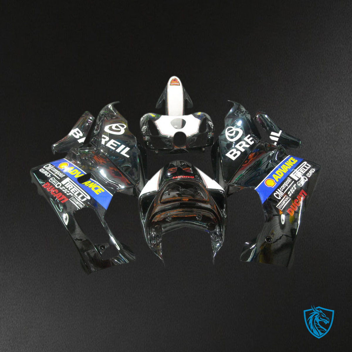 Ducati 999 749 (2003-2004) - Fairing Kit - Black - ABS Bodywork