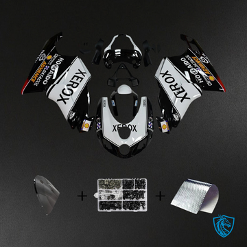 Ducati 999 749 (2003 2004) - Fairing Kit - Black & White Style 1 - ABS Bodywork