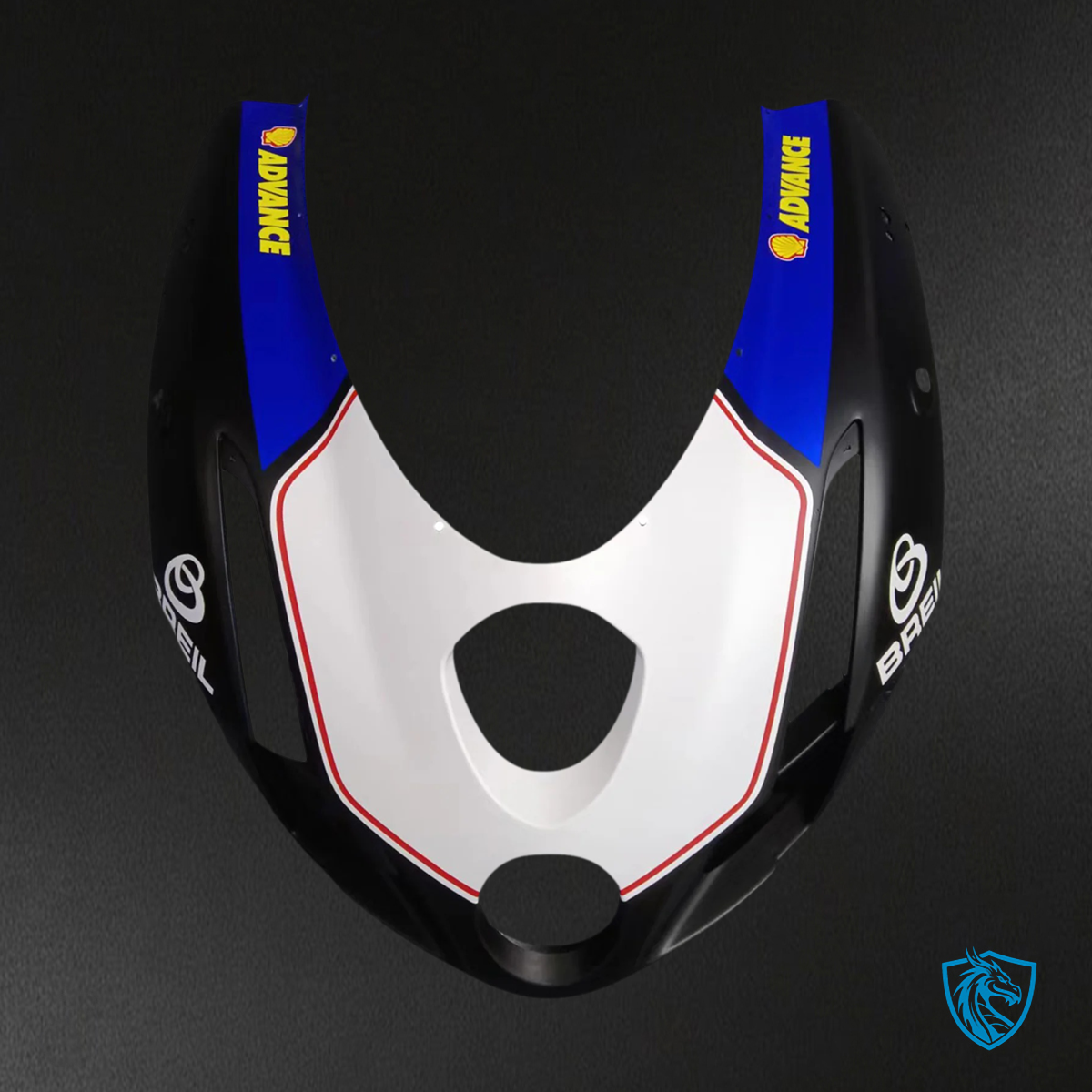 Ducati 999 749 (2003-2004) - Fairing Kit - Matte Black and Blue - ABS Bodywork