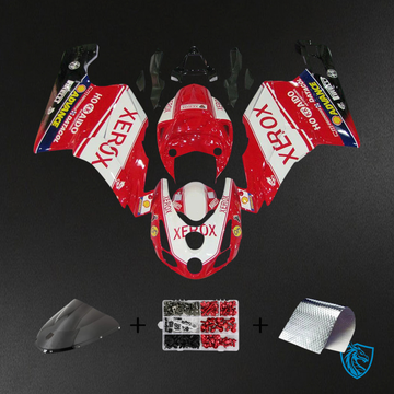 Ducati 999 749 (2003-2004) - Fairing Kit - Red & White Style 11 - ABS Bodywork