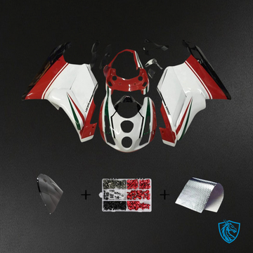 Ducati 999 749 (2003-2004) - Fairing Kit - Red & White Style 9 - ABS Bodywork